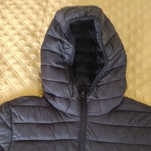 H&M Divided Men's Black Puffer Hooded Jacket